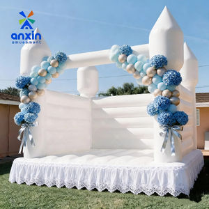 Château gonflable extérieur en PVC blanc avec souffleur, jouets gonflables comprenant une maison de rebond à vendre - Product Image 6
