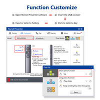 Presentador Láser Recargable con Control Remoto para PowerPoint y Proyector de Logotipos