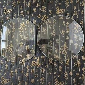 Lente convexa plana de aumento <span class=keywords><strong>3x</strong></span> rectangular redondo de vidrio grande personalizado de alta claridad - Product Image 1