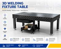 Table de travail de soudage métallique de précision avec fixation 3D, outils de serrage modulaires et capacité de charge élevée