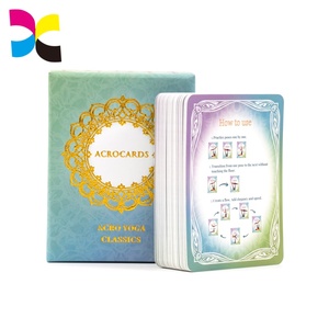 Échantillon gratuit de cartes de poses de yoga personnalisées imprimées en usine pour enfants, adultes et débutants - Product Image 5