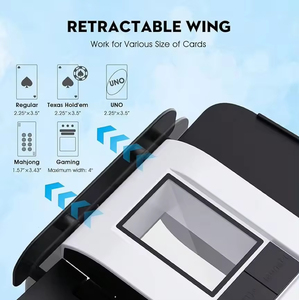 360 Rotation Automatic <strong>Card</strong> Spinning Poker <strong>Table</strong> with ABS Material USB Charging &amp; Low Noise - Product Image 3