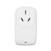 Prise intelligente Wi-Fi certifiée RCM BroadLink SP4L AU compatible Android avec variateur d'intensité et veilleuse, fonctionne avec Alexa, Google Home et IFTTT