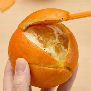Vente en gros 1 pièce Éplucheurs multifonctionnels d'orange, citron et pamplemousse, outil à fruits simple, pour une utilisation sûre et des mains propres - Product Image 4