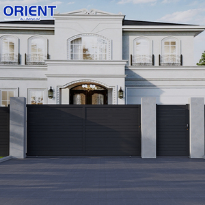 Cổng trượt nhôm hiện đại cao cấp cho đường lái xe | cổng trượt nhôm tự động an toàn để sử dụng ngoài trời - Product Image 3