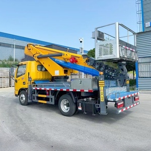 Camión de trabajo aéreo telescópico Dongfeng de 33 m, camión de trabajo aéreo 4x2 con plataforma cantilever. - Product Image 5