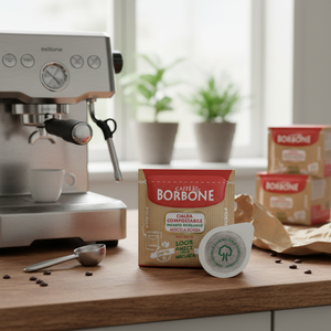 50 Filtri di Carta Rossi Borbone ESE 44 mm 0.11/ Pod Caffè K-Cups & Capsule - Product Image 3