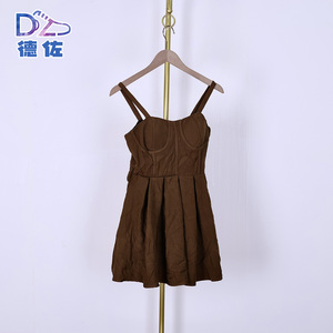Grosir Gaun Wanita Dewasa Campuran Bekas Berkualitas Elegan Kasual Bahan Polyester/Katun Bernapas Model Musim Panas Dezo A02-2 Minimum - Product Image 4
