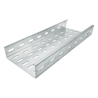 Solution de gestion des câbles avec plateau de câbles à fentes galvanisé OEM avec couvercle pour la construction industrielle