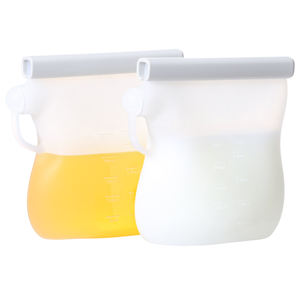Sacs de conservation du lait maternel à large ouverture, best-sellers, sans BPA, autoportants, compatibles congélateur, pour les ventes transfrontalières, pour les mères allaitantes - Product Image 1