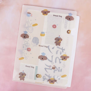 कस्टम लोगो एल-आकार कार्यालय फ़ाइल फ़ोल्डर pvc दस्तावेज़ बैग के साथ pp जेबों प्रस्तुति फ़ोल्डर के साथ - Product Image 2