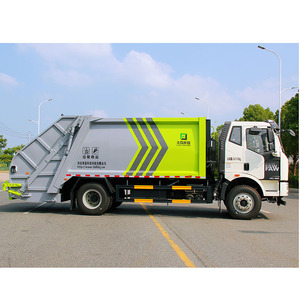 Faw 12 ³ đô thị chất thải hộ gia đình vận chuyển xe Tải Chở Rác nén 4x2 Xe tải rác nén 180hp - Product Image 1
