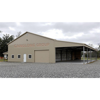 Conception durable d'isolation thermique de cadre en métal de kits préfabriqués de Barndominium de structure métallique