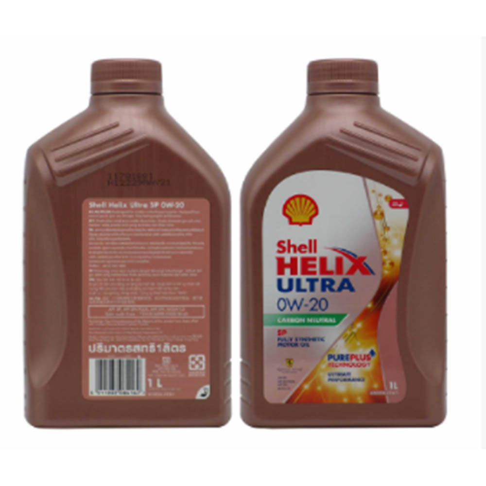 Shell Helix Ultra 0W-20 SP Full Synthetic Engine Oil 1L X 12 Bottles/Case Oil Parts Image 1