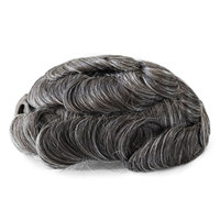 Hairnature-i modèle de peau vente en gros, prix d'usine injection de ligne de cheveux naturelle base de peau 0.12-0.14 épaisseur densité épaisse pour hommes