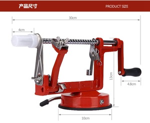 3 trong 1 lưỡi thép không gỉ Apple Peeler corer với cơ sở hút mạnh mẽ - Product Image 5