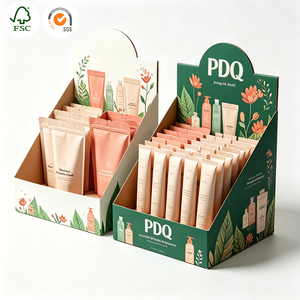 Pdq डिस्प्ले फोल्डेबल पोर्टेबल घूर्णन डिचेबल इको फ्रेंडली रीसाइडेबल रिटेल पॉप डिस्प्ले केस - Product Image 1