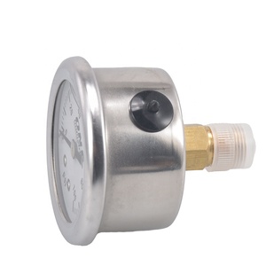 Doppio manometro riempito di liquido <span class=keywords><strong>40MM</strong></span> indietro con morsetto a U modello in acciaio inossidabile modello YN40 <span class=keywords><strong>1</strong></span> anno di garanzia - Product Image 2
