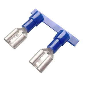 FDD2-250 Pre-insualted Female Terminals 16-14AWG Nylon Electrical Wire Connector Quick Disconnects Crimping Terminals