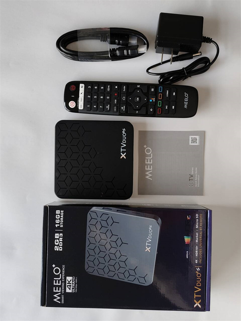 MEELO XTV DUO2s 2G16G Amlogic S905W2 Android 4k 2.4g/5ghz Dual WIFI TV BOX Quad Core TVBOX