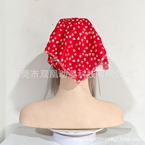 Máscara Divertida de Látex con Pañuelo Rojo para <span class=keywords><strong>Halloween</strong></span>, Disfraz de Anciana, Accesorios para Cosplay - Product Image 4