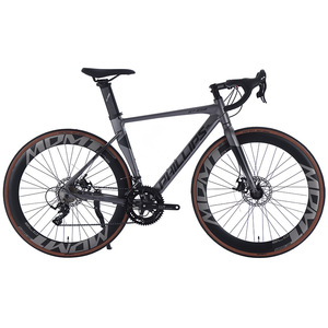 Vélo de ville 24 vitesses, course sur route, alliage d'aluminium, fourche à ressort incurvée, <span class=keywords><strong>suspension</strong></span>, freins à disque à câble, roues 700c, <span class=keywords><strong>pas</strong></span> <span class=keywords><strong>cher</strong></span> - Product Image 1