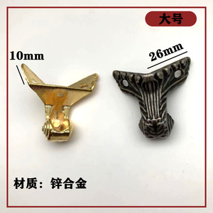 Antique Style <b>Corner</b> Hardware Zinc Alloy 30mm 37mm 25mm 36mm For Furniture Wooden Boxes Gift Boxes Durable - Product Image 4