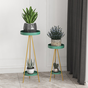 Support de <span class=keywords><strong>plante</strong></span> de décoration moderne du milieu du siècle, support d'affichage en <span class=keywords><strong>fer</strong></span> forgé, Pot de fleur d'intérieur, support de <span class=keywords><strong>plante</strong></span> or - Product Image 3