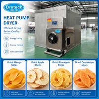 Séchoir à pompe à chaleur DRYTECH à économie d'énergie, capacité 100 kg, 220V/380V, 5,1 kW, pour la déshydratation des fruits
