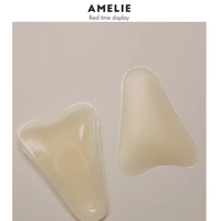 Coussinets en silicone auto-adhésifs en forme de T réutilisables, sans couture, anti-camel toe, cache-camel toe, insert en silicone pour éviter les lignes embarrassantes