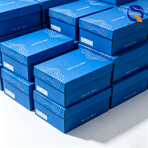 Cajas de Zapatos Personalizadas de Cartón Rígido Corrugado con Impresión a Color de Alta Gama, Laminación Mate y Logotipo - Product Image 4