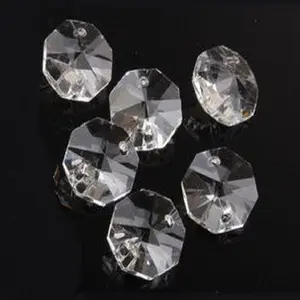 14Mm Achthoekige Kralen Kristal Kraal Gordijn/Verlichting Losse Kralen Groothandel Diy Handgemaakte Accessoires