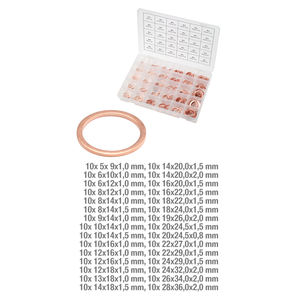 Assortiment de joints en cuivre plat et joint torique en plastique et aluminium style X300 - Product Image 1