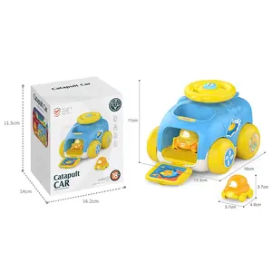CPC 1 Year Old Baby Toys Parent-child Interactive Mini Car Set Toy Press And Go Car Toys