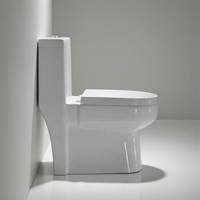 WC monobloc en céramique YIDA, à double chasse, moderne, pour villa, avec siphon en S, à poser au sol