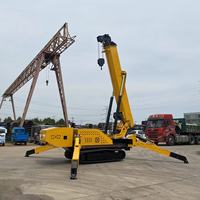 Grue araignée télécommandée à haute altitude, petite grue mobile sur chenilles, utilisée pour les espaces restreints, vente directe d'usine, CE