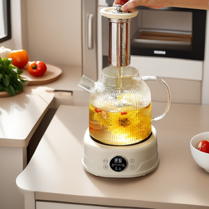 Bouilloire Électrique Multifonction en Verre pour la Santé, Température Constante, pour Thé, Maison, Bureau, <span class=keywords><strong>Chauffe</strong></span>-<span class=keywords><strong>Eau</strong></span>, et Préparation de Nids d'Oiseaux - Product Image 1