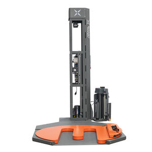 Plateau tournant SMART WASP de type M Emballeuse de palettes entièrement automatique pour chariot élévateur avec taux de pré-étirage de 300% et certificat CE - Product Image 4