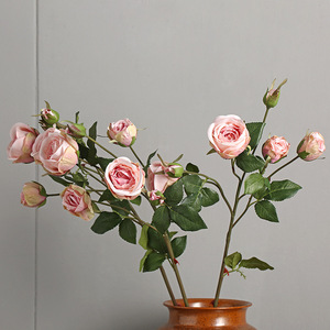 Bouquet di <span class=keywords><strong>Rose</strong></span> Austin Artificiali a Stelo Lungo Personalizzate, <span class=keywords><strong>Rose</strong></span> Inglesi in Seta Vintage per Composizioni Floreali e Decorazioni Matrimoniali - Product Image 1