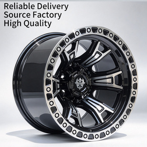 Jantes FLowtone 15x10 Beadlock 6 trous, jantes tout-terrain profondément concaves en alliage, 6X139.7 disponibles pour Fuel Black Rhino Hilux Tacoma - Product Image 1