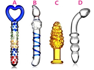 12 pièces de jouets sexuels pour adultes en cristal de verre, différents modèles, pour massage vaginal, anal, plug anal, masturbation féminine, jeu de flirt pour couple - Product Image 6