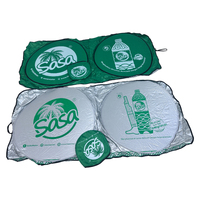 Pare-soleil de voiture personnalisé promotionnel, pare-soleil de pare-brise pliable, pare-soleil pour conducteur de voiture