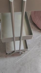 Hot-sale Salon Tools Hairdressing Hand Cart with Wheel Metal Beauty Salon <b>Trolley</b> - Product Image 4