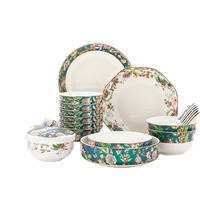 Vaisselle en Porcelaine Fine de Haute Qualité, Assortiment Libre de Bols et Assiettes, Bols à Riz/Nouilles, Plats de Service, Vaisselle de Table en Porcelaine Fine
