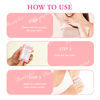Baume anti-frottement pour les épaules et les poignets, protection 24h, OEM ODM, déodorant roll-on végétalien, anti-frottement, pour femmes et hommes