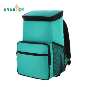 Logo personnalisé Lunch Tote Wine Ice Cooler Sac à dos Hot Sell Green Coler Soft Cooler Bag Camping Waterproof Cooler Bag