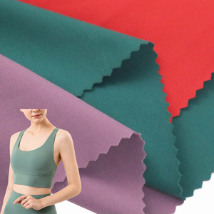 4 Way tretretch lalastane nitniteado Aked eeling panpandex olyester ououble IDE rushed portportwear RIC Abric - Product Image 1