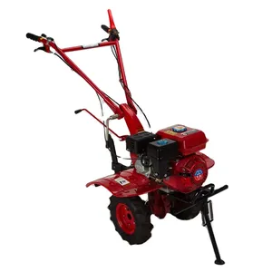 mini gas petrol power tiller tractor rotary cultivator agriculture machine 7hp 7.5hp