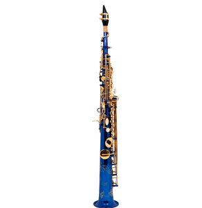All'ingrosso/OEM/prezzo di fabbrica <span class=keywords><strong>blu</strong></span> dritto Soprano Sax Sax oro chiave sassano <span class=keywords><strong>sassofono</strong></span> Soprano - Product Image 2