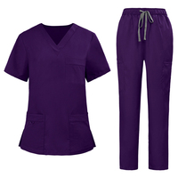 Uniformes médicaux unisexes pour l'hiver et l'été, confortables, pour infirmières, dentistes, vêtements de travail élastiques, salons de beauté, blouses médicales pour femmes